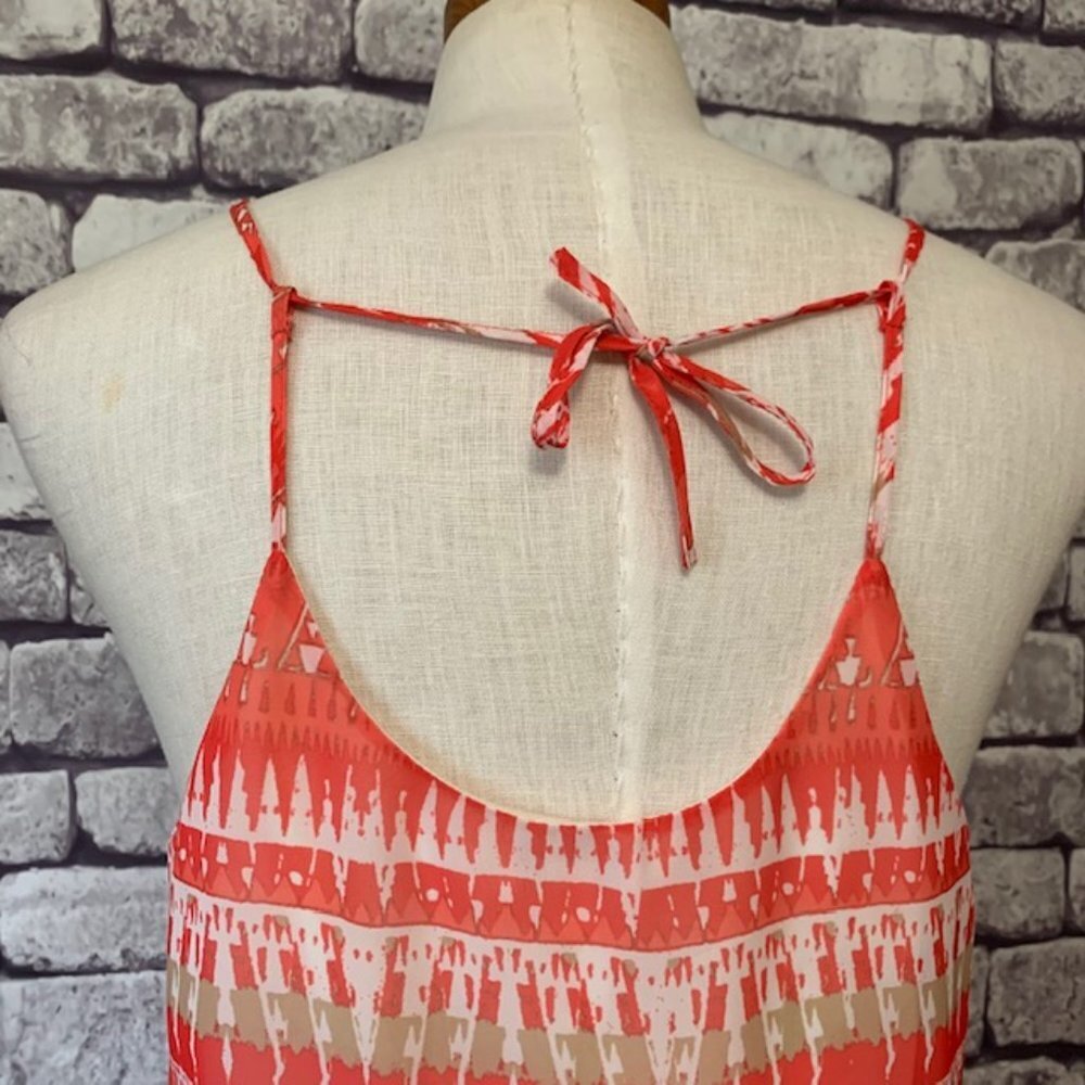 Charming Charlie Orange Sleeveless Dress Size M - Picture 7 of 10